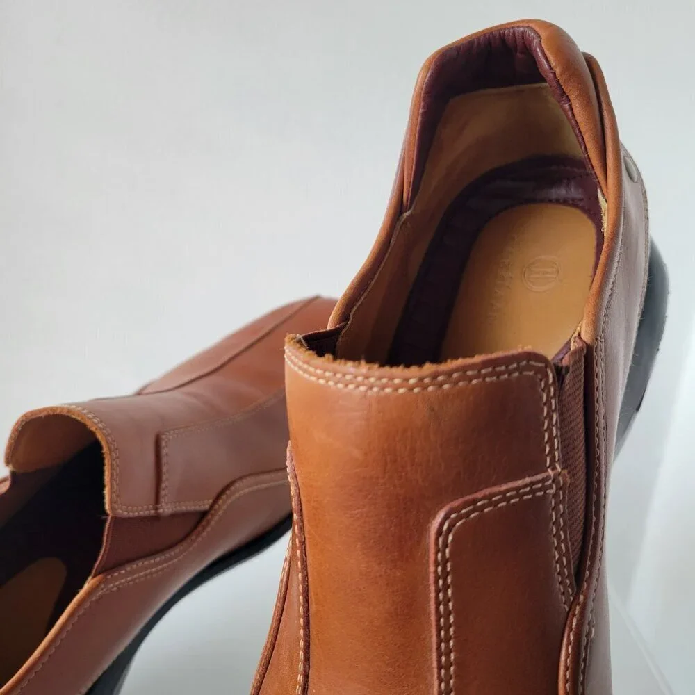 Men's Dress Casual Shoe Brown Cole Haan Bicycle Toe Loafer (Size: 11M)